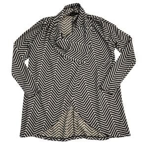 NWOT The Limited Convertible Black & White Cardigan Sweater Women's Large